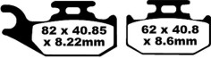 Placute Frana Carbon Tt Dirt FA414TT