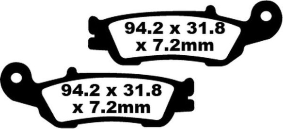 Placute Frana Carbon Tt Dirt FA450TT