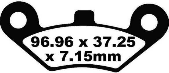 Placute Frana Carbon Tt Dirt FA453TT