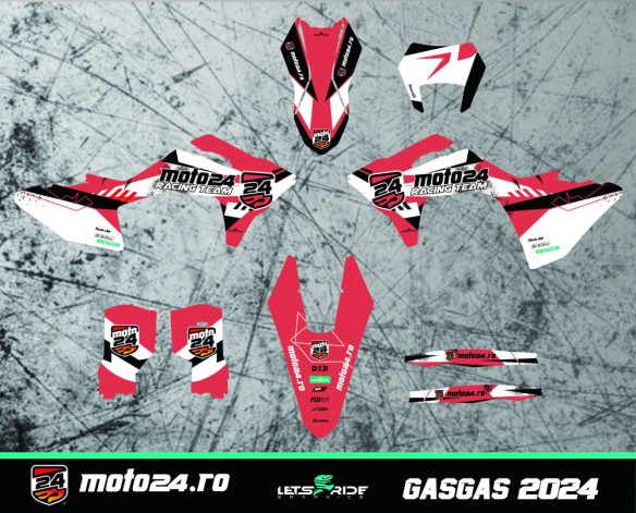 Kit Stickere Moto24 Racing 2024 TBI GAS GAS