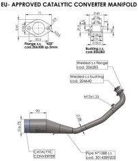 Galerie Evacuare Manifold Honda 16056