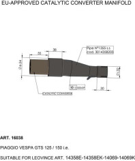 Galerie Evacuare Manifold Vespa 16038
