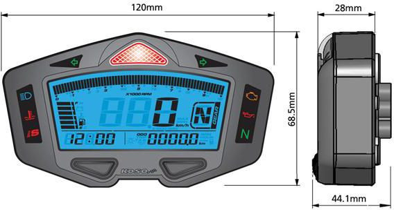 Bord Digital RACE BLK/BLU BA038010