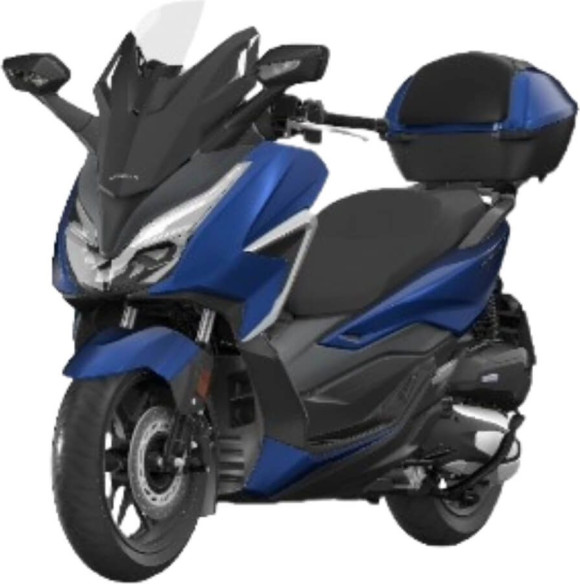Kit Top Case 35L Forza 125 Mat Pearl Pacific Blue 08HME-K40-F35ZI