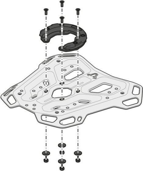 Suport Top Case ADVENTURE RACK KTM ADV 2021-2024
