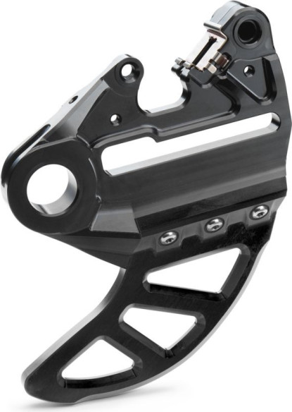 Brake caliper support with brake disc guard KTM