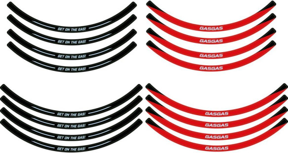 Wheel rim sticker kit Gas Gas