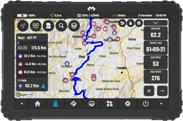 Tableta Navigatie Moto DMD-T865 8"
