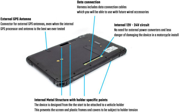 Tableta Navigatie Moto DMD-T865 8"