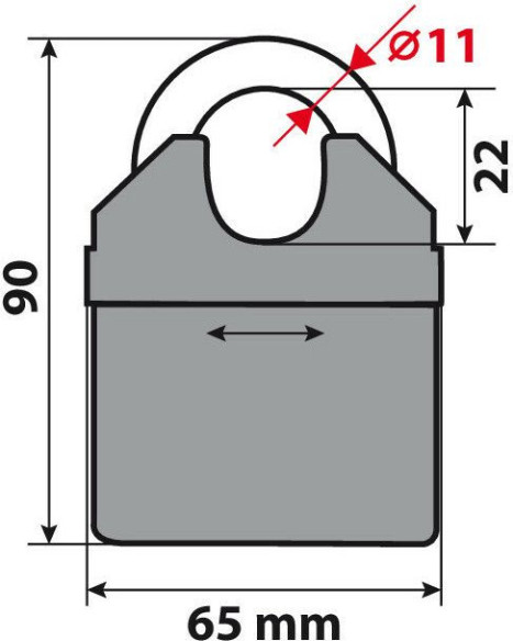 Lant Antifurt Lacat C-Lock 200