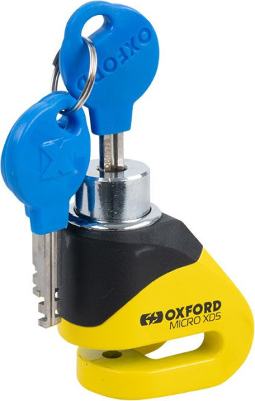 Antifurt Moto Prindere pe Disc Micro XD5 Yellow/Black
