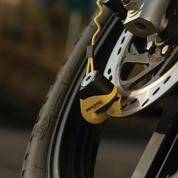 Antifurt Moto Prindere pe Disc Micro XD5 Yellow/Black