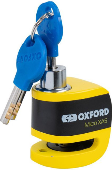 Antifurt Moto Prindere pe Disc Micro XA5 Alarm Yellow/Black