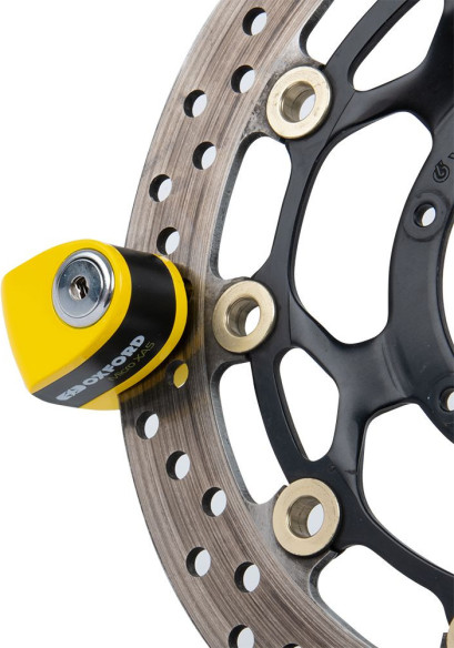 Antifurt Moto Prindere pe Disc Micro XA5 Alarm Yellow/Black