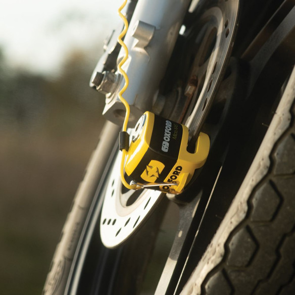 Antifurt Moto Prindere pe Disc Micro XA5 Alarm Yellow/Black