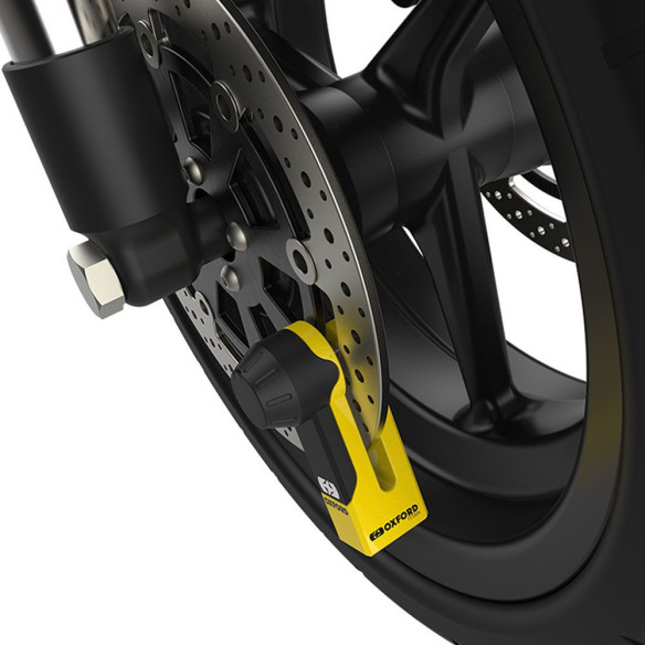 Antifurt Moto Prindere pe Disc Titan 10mm Yellow/Black