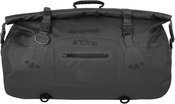Geanta Moto Portbagaj Roll Bag Aqua T-20 Black