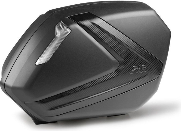 Set Cutii Moto Laterale 37L Smoke Reflectors Black/Carbon V37NNT