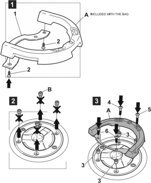 Inel Prindere Geanta Rezervor C010CS CF MOTO 130.C010CS