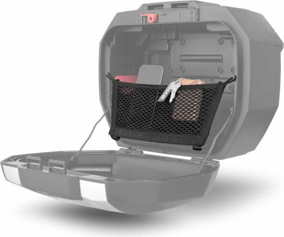Cutii Laterale Extensibile Aluminiu SH38X 46-52-58L Black/Silver 130.D0B38200