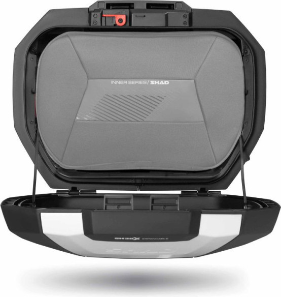 Cutii Laterale Extensibile Aluminiu SH38X 46-52-58L Black/Silver 130.D0B38200