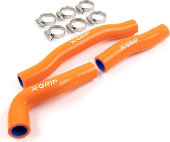 Kit Furtunuri Silicon Radiator KTM/Husqvarna/GasGas XG-2447 Orange