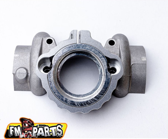 Protectie Flansa Evacuare KTM/Husqvarna/GasGas 250/300 2017-2025 Silver