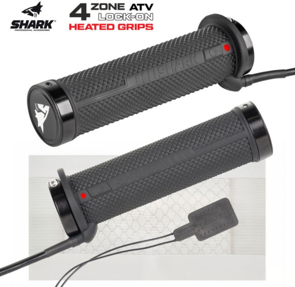 Mansoane Incalzite ATV 4Zone Lock-On Thumb +Seat Warmer Black 800-01-042