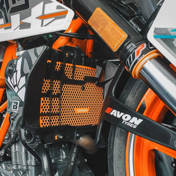 Protectii Radiator KTM Duke 250/390 MY 2017+ Orange 010041RGU00010OR