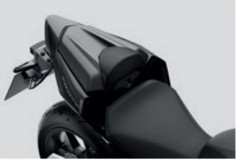 Capac Monopost CB500F/CBR500R Black 08F76-MJW-J00ZF