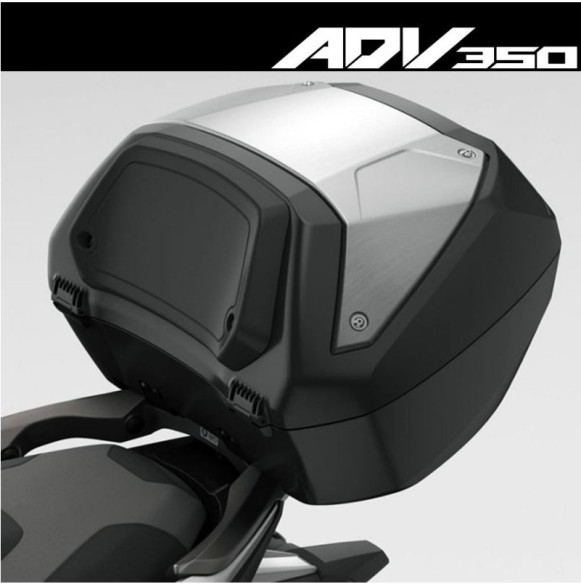 Kit Topcase Smart 50L ADV 350 Black/Silver 08ESY-K2L-STB