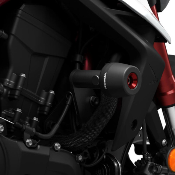 Protectii Motor CB750 Hornet Black/Red 08P70-MLB-D00