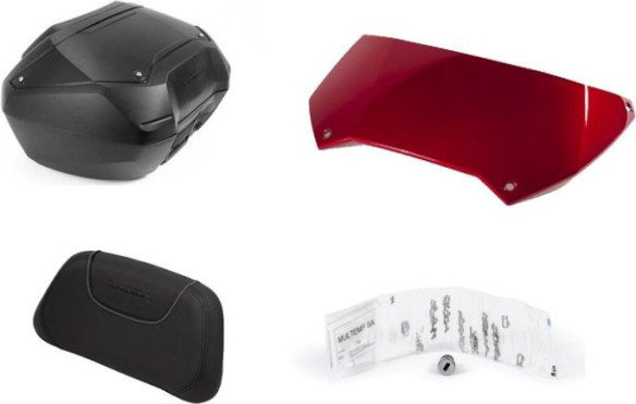 Top Case 50L/Panou/Spatar Negru NT1100 Candy Red 08ESY-MLF-TBRZA