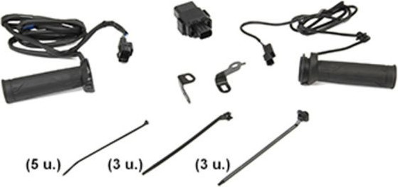 Kit Mansoane Incalzite REBEL 1100 CMX/T Black 08ESY-MLA-GH