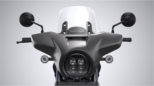 Parbriz Carena Far REBEL 1100 CMX/T Black/Clear 08ESY-MLA-SC