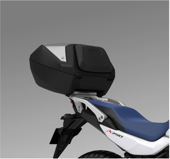 Kit Top Case 50L TRANSALP XL750 Black/Silver 08ESY-MLC-TB50