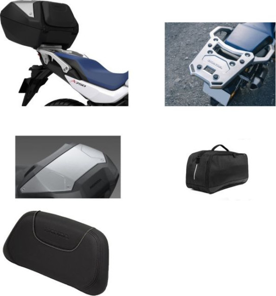 Kit Top Case 50L TRANSALP XL750 Black/Silver 08ESY-MLC-TB50
