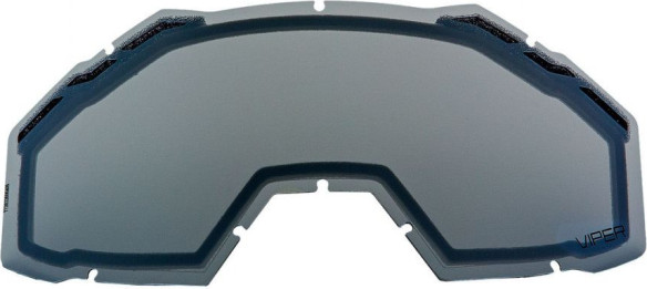 Lentila Schimb Ochelari Snowmobil Viper / Viper Pro Dark Smoke Silver Mirror