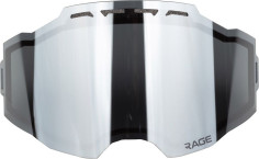 Lentila Schimb Ochelari Snowmobil Rage Dark Smoke Silver Mirror