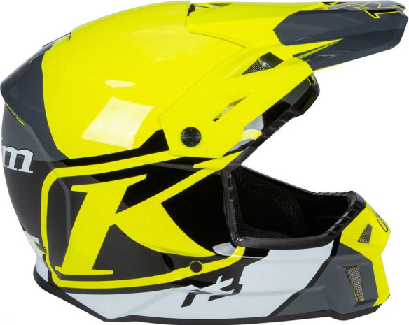 Casca Snowmobil F3 ECE Disarray Hi-Vis
