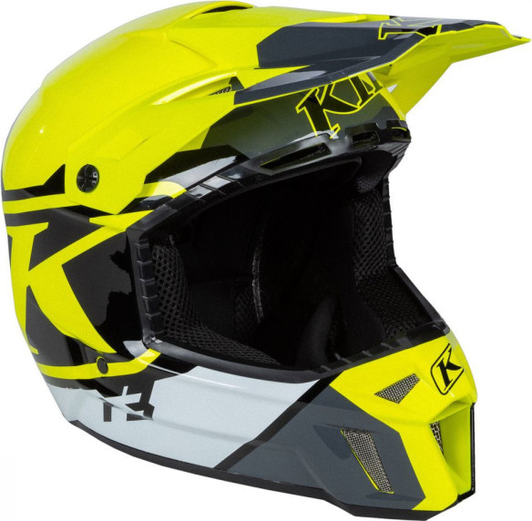 Casca Snowmobil F3 ECE Disarray Hi-Vis