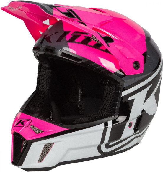 Casca Snowmobil F3 Helmet ECE Disarray Knockout Pink
