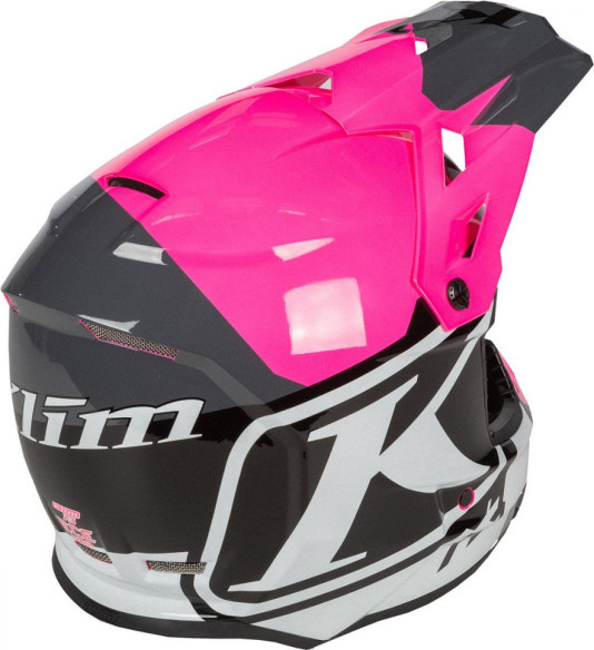 Casca Snowmobil F3 Helmet ECE Disarray Knockout Pink