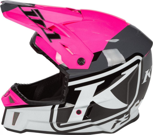 Casca Snowmobil F3 Helmet ECE Disarray Knockout Pink