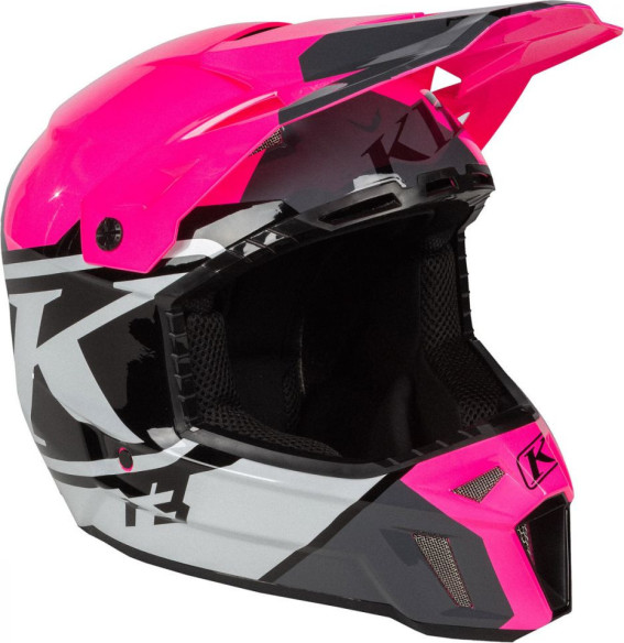 Casca Snowmobil F3 Helmet ECE Disarray Knockout Pink