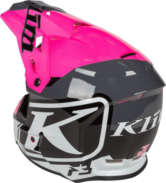 Casca Snowmobil F3 Helmet ECE Disarray Knockout Pink