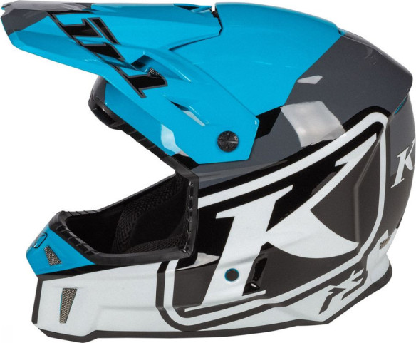 Casca Snowmobil F3 Helmet ECE Disarray Vivid Blue