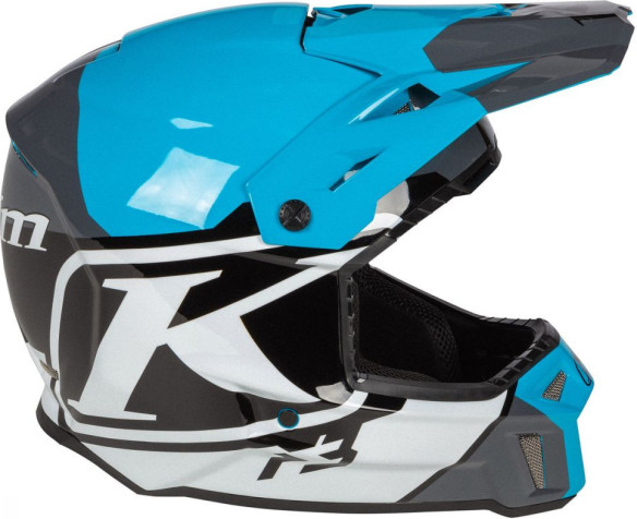 Casca Snowmobil F3 Helmet ECE Disarray Vivid Blue