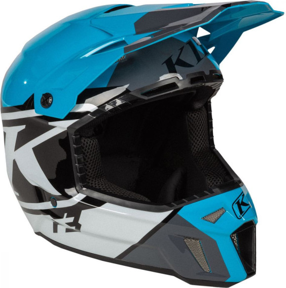 Casca Snowmobil F3 Helmet ECE Disarray Vivid Blue