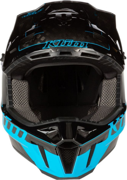Casca Snowmobil F3 Carbon Helmet ECE Draft Vivid Blue